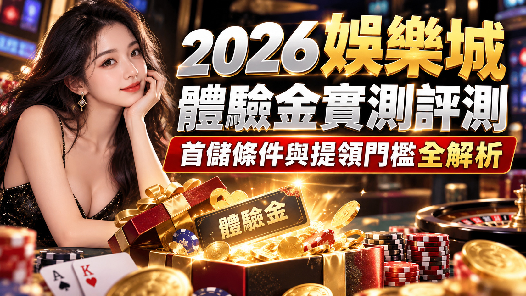 2026娛樂城體驗金實測評測：首儲條件與提領門檻全解析